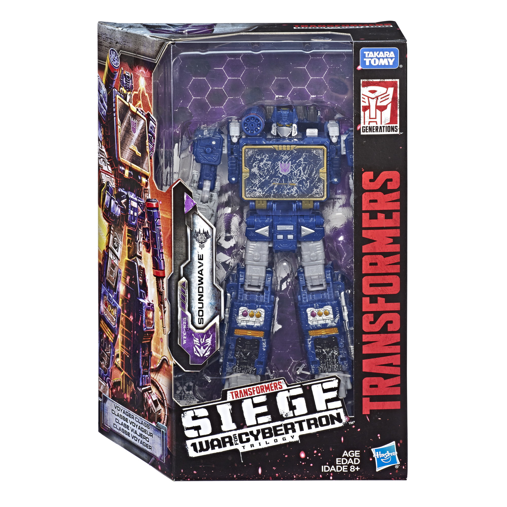 Transformers Siege War of Cybertron Roboterfigur Soundwave WFC-S25 Neu OVP 