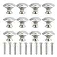 thumbnail image 4 of MasteelfCA 12 Pcs Practical Stainless Steel Drawer Cabinet Door Single Hole Handles (Silver), 4 of 8