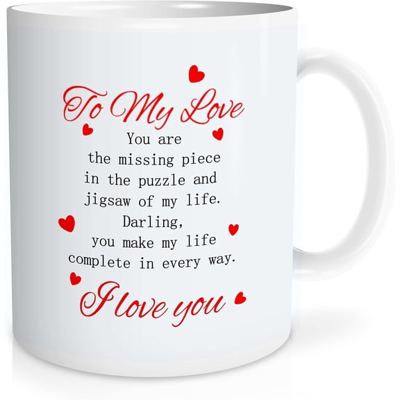 To My Love Coffee Mug Cup,I Love You Mug,I Love You Gifts for Her,Gifts for Boyfriend Mug,Girlfriend Boyfriend Gifts,Husband wife birthday Gifts,Gifts for Wife from Husband/11 oz mug