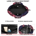 thumbnail image 3 of Pink and Black Of Leopard Print Travel Tote Bags for Women Carry On,Large Weekender Bags for Women Travel,Multi Functional Duffle Bag for Work,Shopping,Sports, 3 of 5
