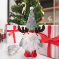 thumbnail image 2 of TIELUTT Christmas Standing Old Man Reindeer Style Decorative Doll Jasmine Ornament Glass Christmas Ornament Phone Christmas Ornament Snowflake Ornament Random Ornament Assortment, 2 of 8