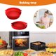 thumbnail image 2 of Freidoras de aire plegables Bandeja para hornear Reemplazo Grill Pan Mat Utensilios de cocina (Rojo) Likrtyny Libre de BPA, 2 of 8