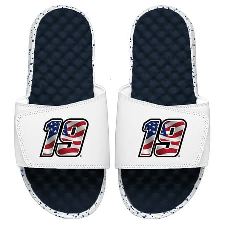 

Youth ISlide White/Navy Martin Truex Jr Americana Slide Sandals
