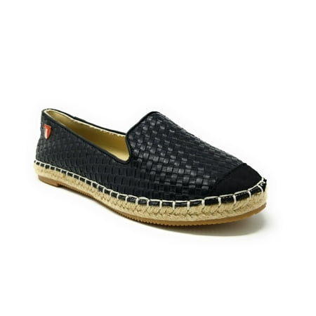 Forever Young Women Wicker Espadrille, Slip-on Loafers Flats