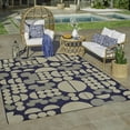 thumbnail image 3 of Disney Outdoor Mickey Mouse Spheres Modern Geometric Navy Area Rug, 9x13, 3 of 8
