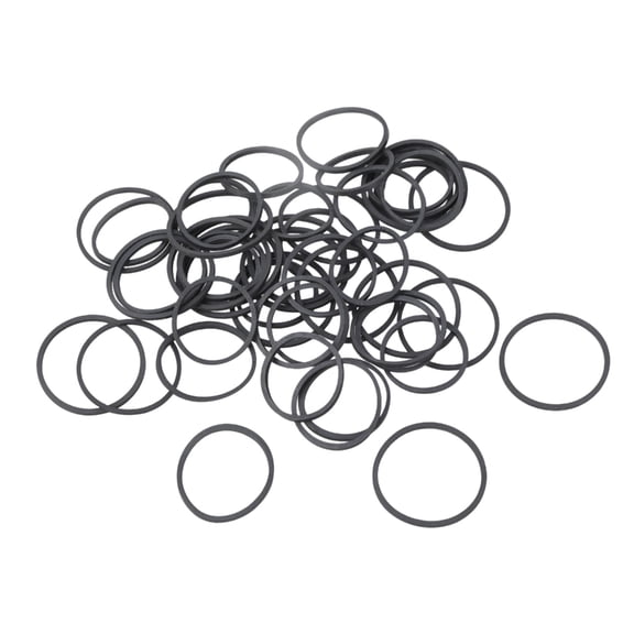 50pcs Rubber Belts for Cassette Players and Video Recorders Turntable Common Bands Repair Belts 30-40mm Mixed