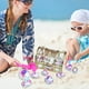 thumbnail image 5 of 10PCS Kids Gemstones Toys Set Crystal Diamonds Jewelry Kit With Golden Treasure Chest 9 Unique Shaped Colorful Glass Gemstones Pool Diving Treasure Hunts, 5 of 6