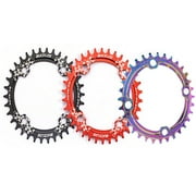 BUCKLOS 30/32/34/36/38/40/42T MTB Bicycle Chainring 104BCD Chain Ring Compatible with 8/9/10/11 speed chain