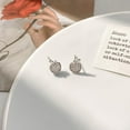 thumbnail image 3 of Cute Apple Stud Earrings 925 Sterling Silver Small Earrings Fruit Cartilage Tragus Piercing Studs Post Dainty Ear Jewelry, 3 of 4