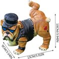 thumbnail image 2 of Estatua de bulldog balancín para decoración de jardín, de resina, 330 g, 2 of 2