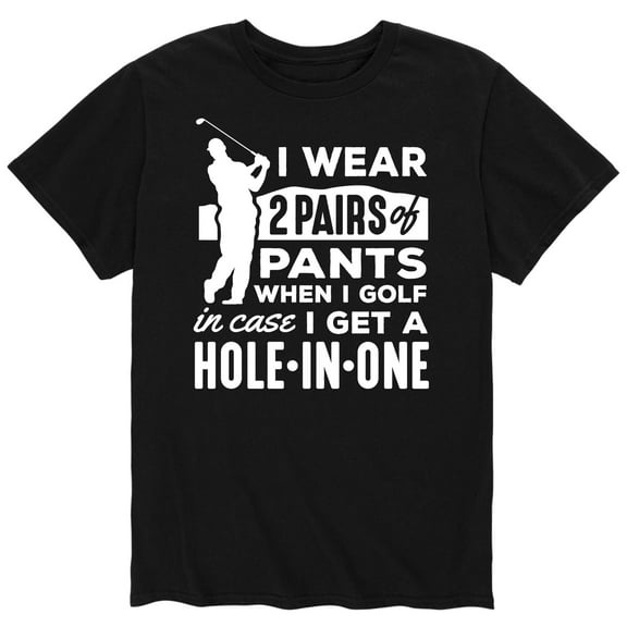 Instant Message - 2 Pairs Of Pants Golf - Men's Short Sleeve Graphic T-Shirt