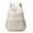 Cream White, variant on Women's Lightweight Nylon Backpack,25L Small Hiking Backpack for Ladies,College,14" Laptop Backpack with Multiple Zipper Pockets,Waterproof Daypack for Travel Work Casual(Blue)