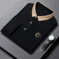 thumbnail image 6 of Men's Long Sleeve Embroidered Polo Shirt - Fashionable and Comfortable, 6 of 8