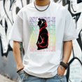 thumbnail image 3 of Men's T Shirts Large Tee New trendy Sports Shirt Round Neck Patterned Tee Loose Classic Style 2XL, 3 of 4