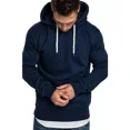 thumbnail image 1 of Suéter Con Capucha Color Puro Casual Moda Delgado Hombre, 1 of 5