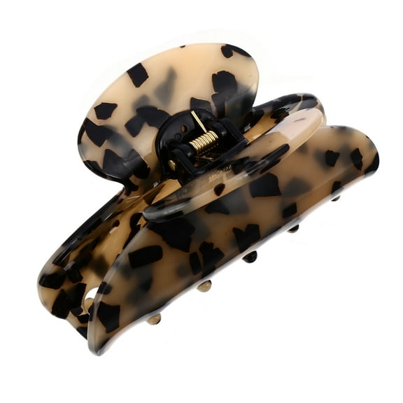 KAKOWELY Retro Casual Hair Clip Marble Pattern For Various Occasions 1Pcs 3.9X2.2in
