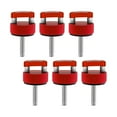 thumbnail image 1 of 6 tornillos de mariposa con diseño circular en forma de D de repuesto para Jt Jku Rojo, 1 of 8