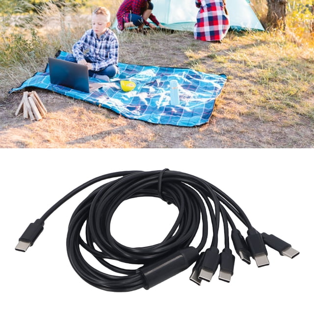 6 En 1 USB C Al Cable USB C, Core De Cobre De PVC USB C A USB C Cable Smart Chip Para Tabletas Para Tabletas