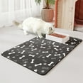 thumbnail image 6 of Tiberpet 11.8*15.7inch Dog Cat Water Dispenser Mat for Pet Accessories Pet Silicone Mat Dogs Cats Quick Dry Food Mat Pet Feeding Mat-Absorbent Dog Cat Mat, 6 of 7