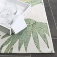 thumbnail image 5 of SAFAVIEH Barbados Cahir Botanical Indoor/Outdoor Area Rug, Ivory/Green, 8' x 10'5", 5 of 13
