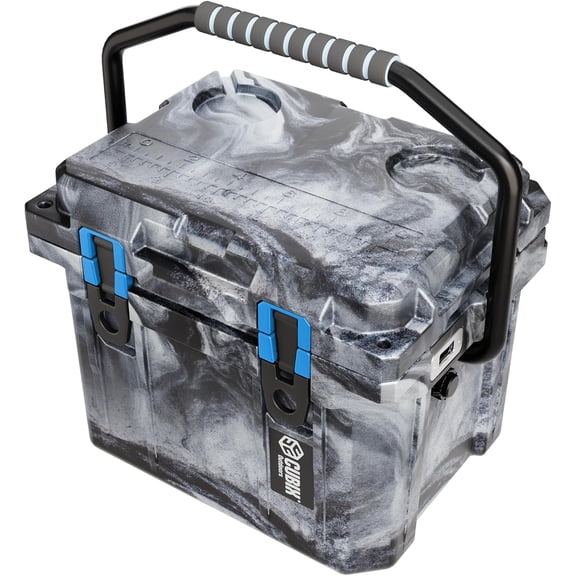 , QuadraX 10QT Rotomolded Personal Cooler, Insulated Portable Hard Ice Chest, 3 Day Cold Retention, Lunch Box