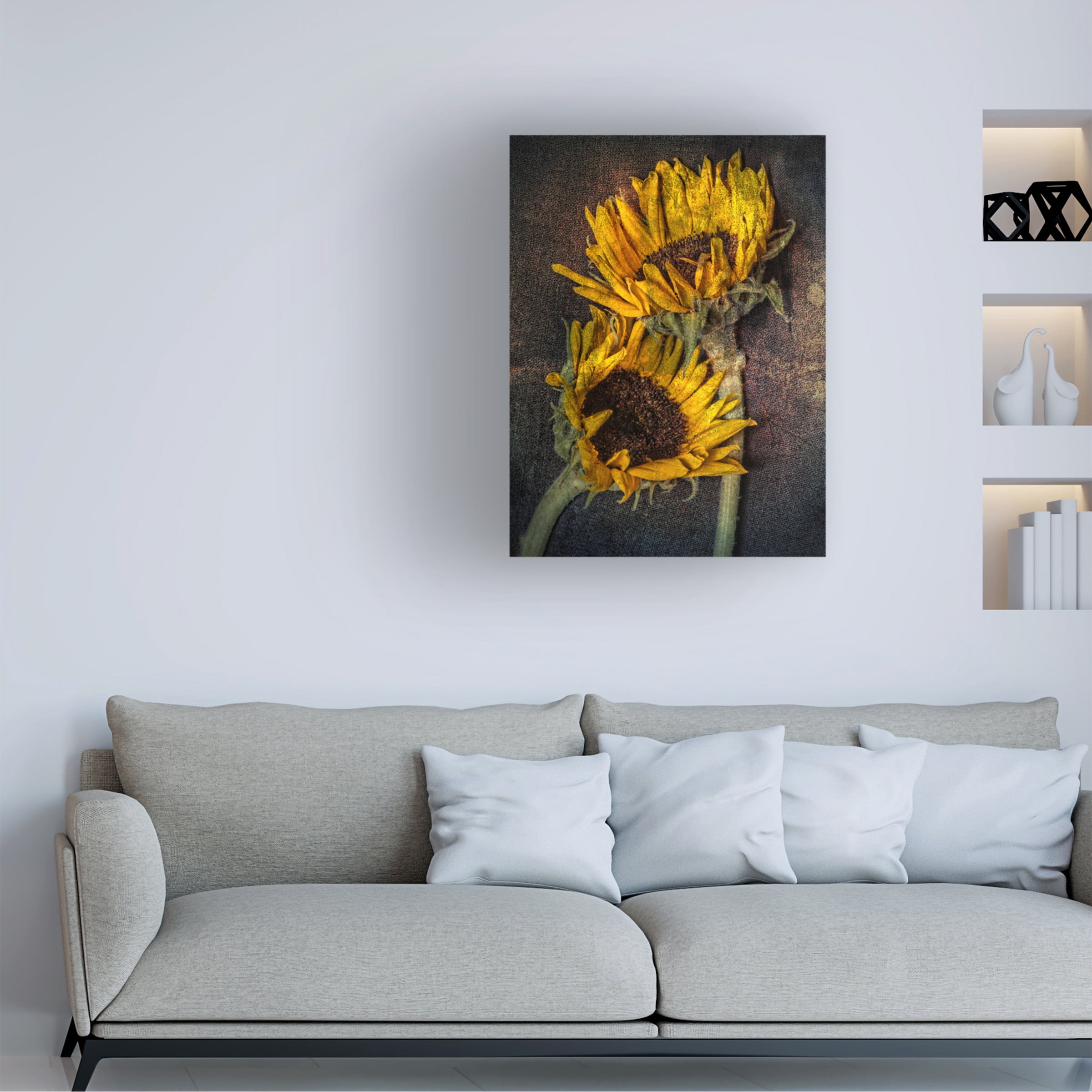 Lori Hutchison 'Sunflowers' Canvas Art