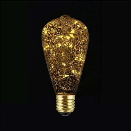 vintage edison led bulb lamp st64 pendant ice pattern decorative