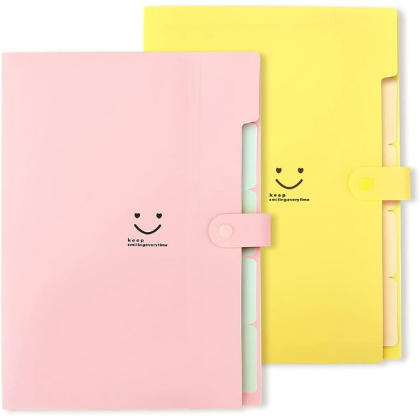 Expanding File Folders Pockets Letter Size/A4 Paper Accordion Document