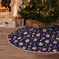 thumbnail image 5 of Sikiie Skulls In Floral Christmas Tree Skirt, Christmas Tree Decorations, Christmas Decor, Tree Mat Decoration(30-48IN)-36", 5 of 6