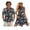 Hibiscus, variant on Uorisanigo Hawaiian Flower Couples' Outfits Husban and Wife Clothing Short Sleeve Shirt for Men Light Beach Shirts and Women's Summer Dress Tank Patchwork Hawaiian Party Sundress