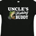 thumbnail image 4 of Inktastic Uncle's Fishing Buddy with White Text Boys Toddler T-Shirt, 4 of 5