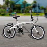 20'' Folding Bicycle 7 Speed Double V Brake Urban Foldable City Cycling Bicycle