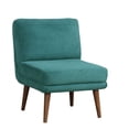 thumbnail image 4 of Lifestyle Solutions Chaise d'Appoint Dalton en Tissu Bleu Sarcelle, 4 of 5