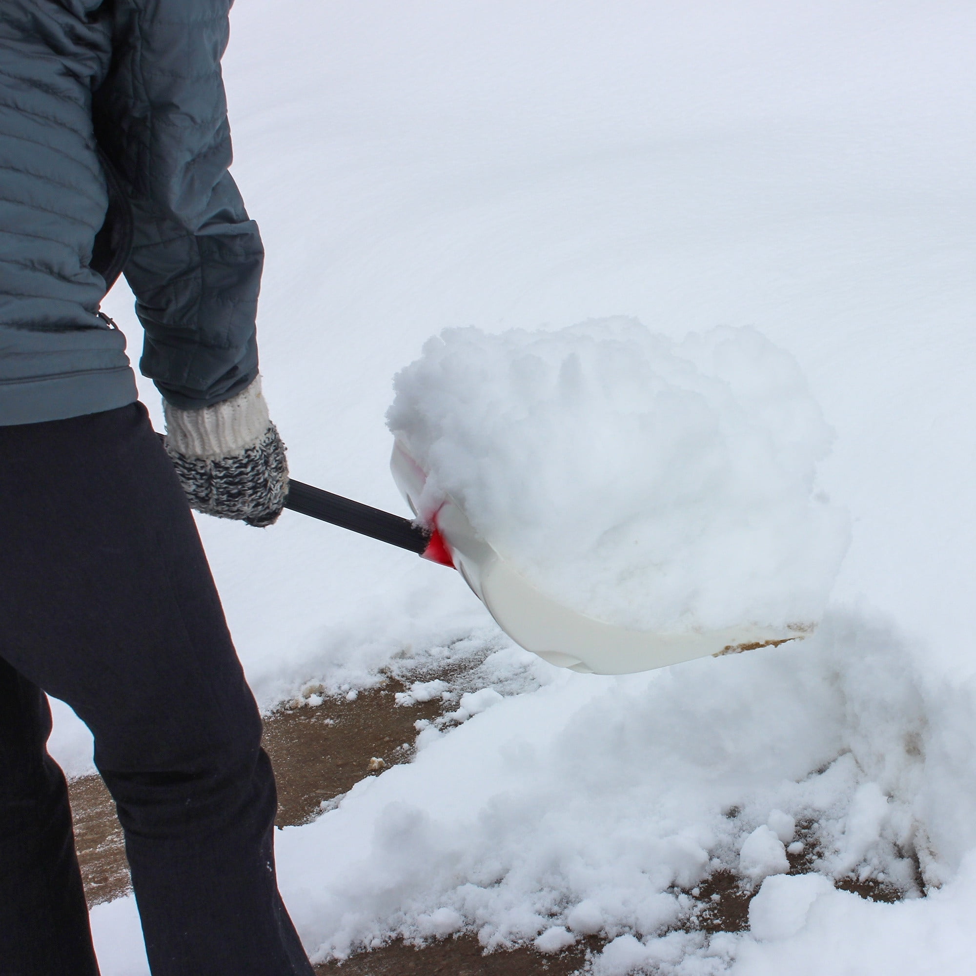 Bigfoot 18" Combination Snow Shovel – Multi-Use Blade Dozer Design with Metal Handle by EMSCO