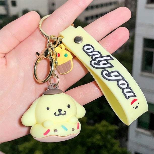 Llavero Kawaii Sanrio de dibujos animados, Hello Kitty, Kuromi, My Melody, Cinnamoroll, muñeca colgante, Bolsa Escolar, decoración, regalos de joyería Fivean unisex