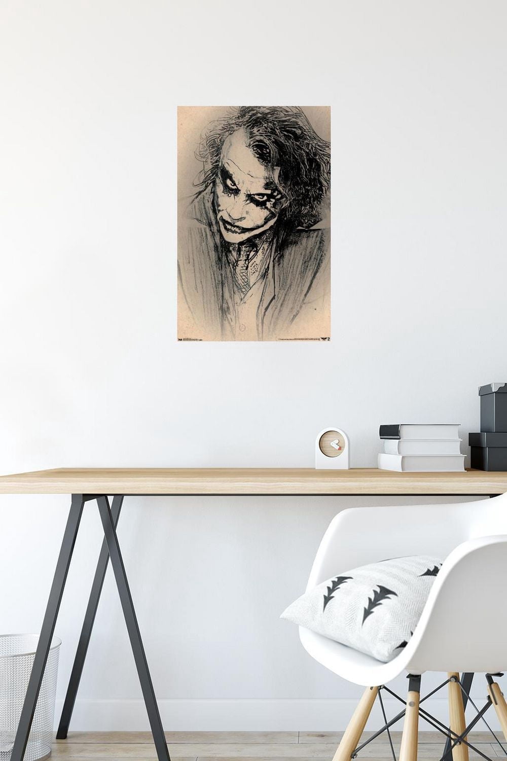 DC Comics Movie - The Dark Knight - The Joker - Sketch Wall Poster, 14.725" x 22.375"
