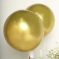 thumbnail image 2 of Efavormart 5 Pack | 18" Chrome Gold Metallic Latex Balloons, Helium Party Balloons, 2 of 10