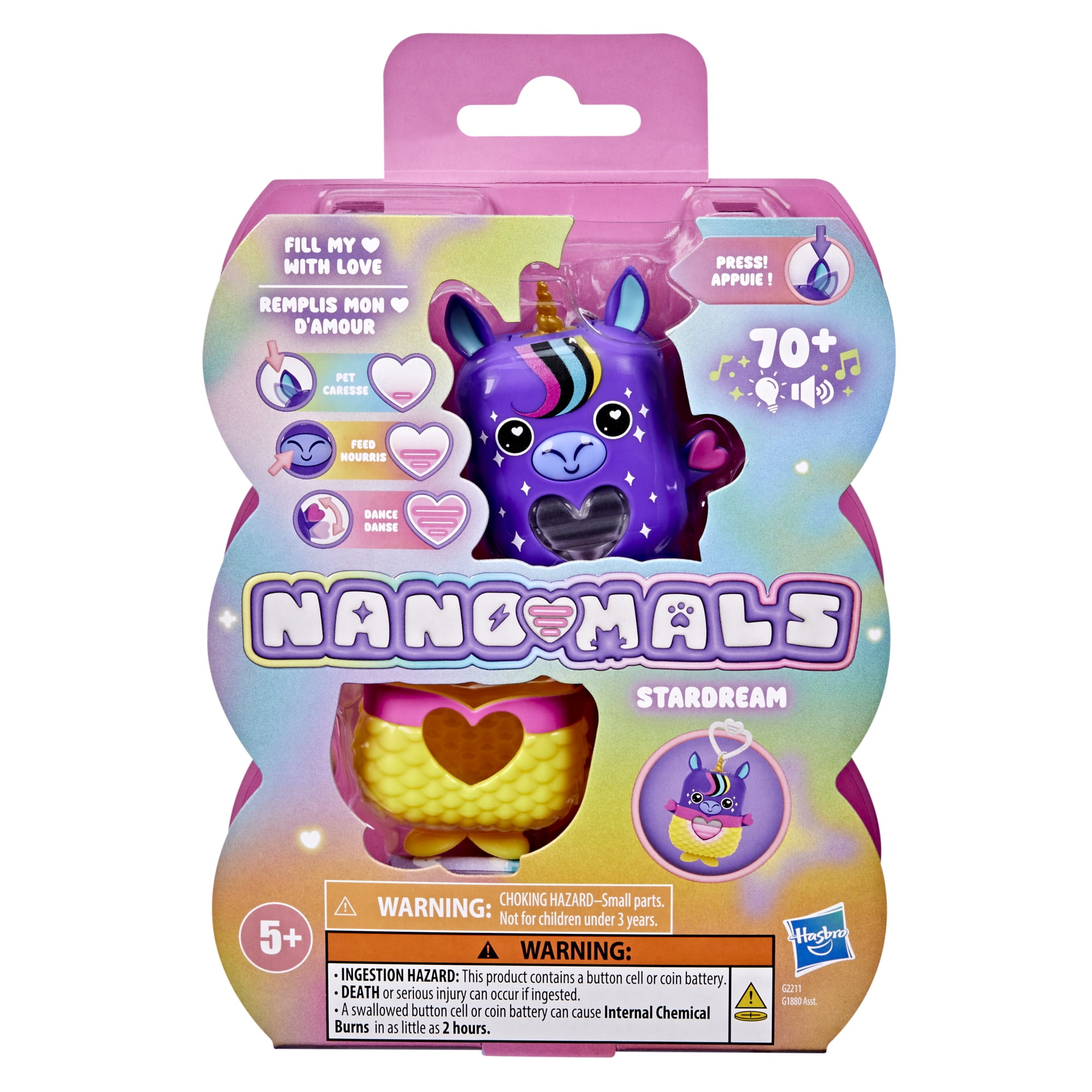 NANO-MALS Stardream the Unicorn Electronic Fidget Pet