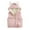 Pink, variant on Esaierr Infant Baby Girls Fall Plush Vests Sleeveless Fleece Jacket Rabbit Ears Hoodie Waistcoat Warm Padded Winter Coat Outerwear for 6 Months-5 Years