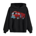 thumbnail image 5 of WOYY Toddler Boys Hoodies Truck Print Pullover Hooded Sweatshirt, Sizes 3-4T, 5 of 5