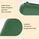 thumbnail image 4 of Matsuzay Maceta absorbente de agua para plantas, macetas para plantas suculentas, lavabo de jardinería, tira larga, instalación de cultivo de macetas Jardín y Patio Blanco, 4 of 6
