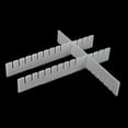 thumbnail image 3 of Unique Bargains Plastic DIY Grid Drawer Divider Household Organizer 6 Pcs, 3 of 5