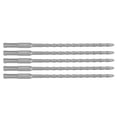 thumbnail image 3 of 5 brocas de impacto con punta de carburo para martillo rotatorio, brocas espirales de 2 flautas para ladrillo y hormigón, 210 mm x 7 mm/0,28 pulgadas, 3 of 14