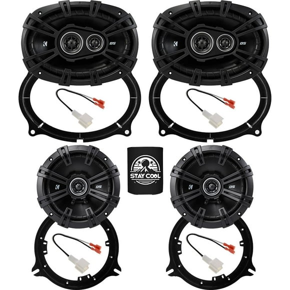Kit de mejora de altavoces KICKER DS Series 6X9 y 6.5 pulgadas para Nissan Titan