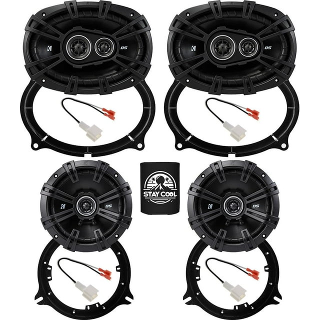 Kit de mejora de altavoces KICKER DS Series 6X9 y 6.5 pulgadas para Nissan Titan