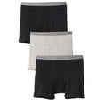 thumbnail image 2 of Hanes Men's Big and Tall Underwear Boxer Briefs (Pack of 3) 7XL, 2 of 4
