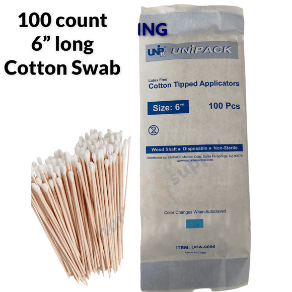 sterile cotton swab