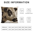 thumbnail image 6 of Acheng  Luxury Faux Fur Throw Pillow Covers Cowhide Decorative Soft Fluffy Plush Couch Throws Brindle Cushion Covers for Couch(Not Real Cowhide Not Faux Fur),Set of 2 White, 6 of 6