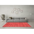 thumbnail image 3 of Ahgly Company Indoor Round Abstract Red Contemporary Area Rugs, 7' Round, 3 of 4