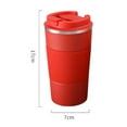 thumbnail image 2 of Termo para bebidas calientes, taza de café aislada, vaso de café hermético con tapa sellada, 2 of 5